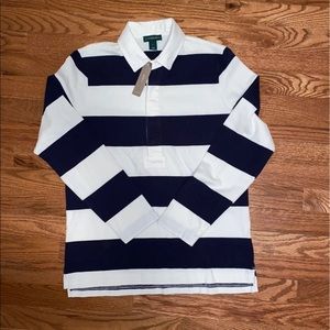 J. Crew Long Sleeve Polo Shirt